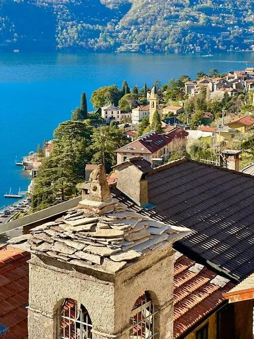 Romantic Home Stone With Amazing View Lake Of Como And Oleandra Laglio Italy