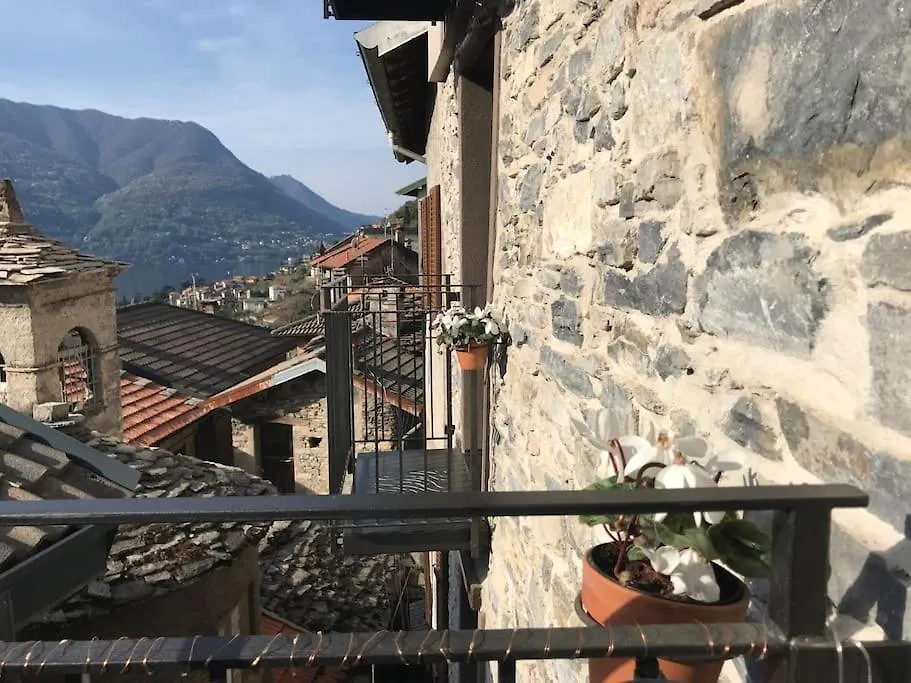 Romantic Home Stone With Amazing View Lake Of Como And Oleandra Laglio